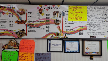 Antojitos Oaxaqueños Inc menu