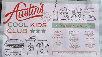 Austin's menu