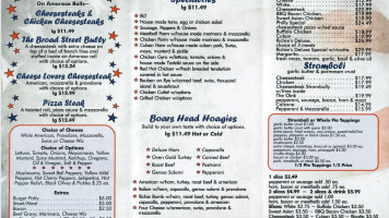 Richie Cheesesteak menu