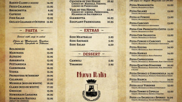 Nuova Italia menu