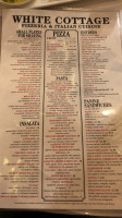 White Cottage Pizza-italian menu