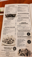 Sage Diner menu