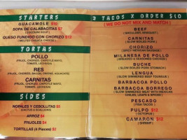 La Casa Del Taco menu