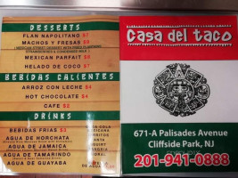 La Casa Del Taco menu