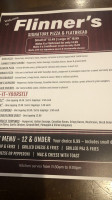 Flinners Grill menu