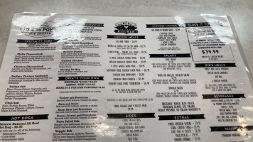 J.o.e. And Pop's Sub Shoppe menu