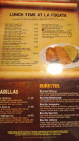 La Fogata Kitty Hawk Mexican menu