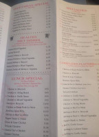 South China menu