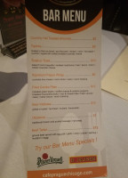 Cafe Prague menu