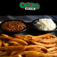 Corky's Ribs Bbq food