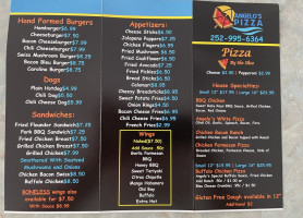 Angelo's Pizza menu