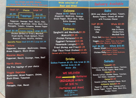 Angelo's Pizza menu