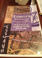 Lowery's Seafood food