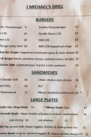 J Michael's Grill menu