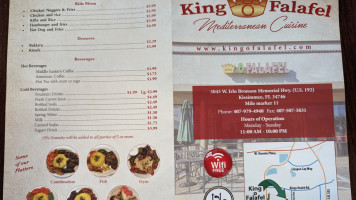 King O Falafel Kissimmee menu