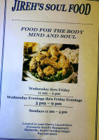 Jireh Soul Food food