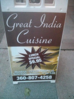 Great Cuisine Of India inside