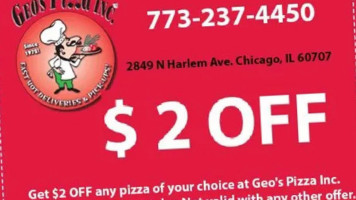 Geo's Pizza Inc food