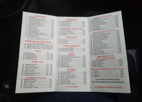 Wok Roll menu