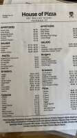 Hardwick House Of Pizza menu