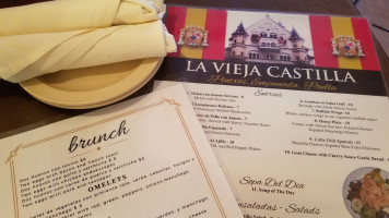 La Vieja Castilla menu