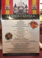 La Vieja Castilla menu