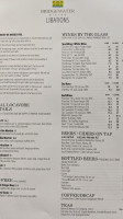 Bridgewater Bistro menu