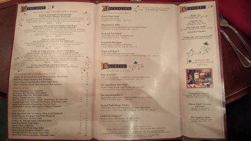 Be Our Guest menu