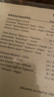 Taxim menu