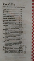 Mr. A's menu