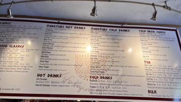 Qualla Java Cafe menu