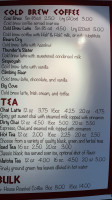 Qualla Java Cafe menu