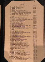 Christinis Italiano menu