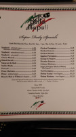 La Bella Napoli Italian menu