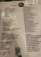 Mantra By Indian Garden menu