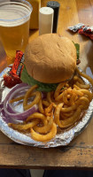 Nantahala Brewing's Taproom Burger food