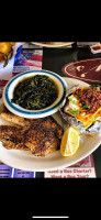 Pettys Steak And Catfish food