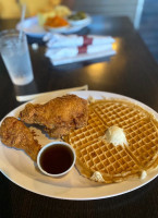 Chicago's Home Of Chicken Waffles food