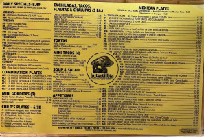 El Queretano Mexican menu