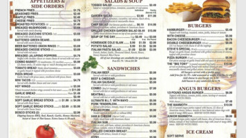 Tony's Pizza Of Peotone menu