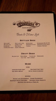 Webster's menu