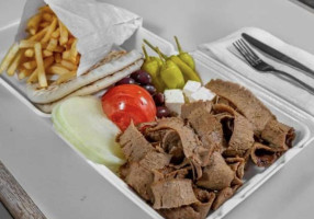 Aj's Hot Dogs Gyros food