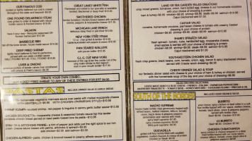 Great Lakes Grill menu