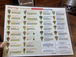 T Swirl Crepe menu