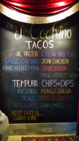 El Cochino menu