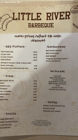 Little River Bbq menu