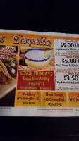 Senor Tequila's food