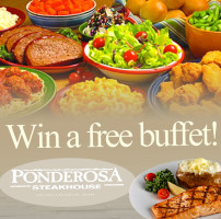 Ponderosa Steakhouse food