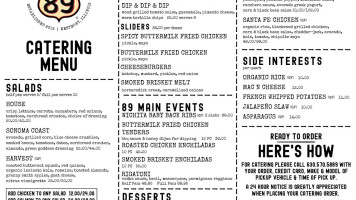 Grill 89 menu