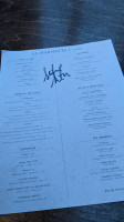 La Marmotte menu